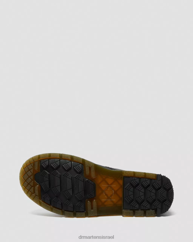 מגפי שרוכים של wintergrip 1460 dm Dr. Martens מפלסת שלג שחורה הַנעָלָה N8BB887