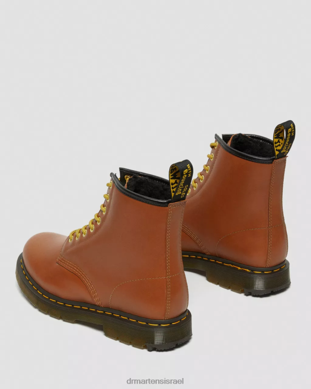 מגפי שרוכים מעור wintergrip של 1460 dm Dr. Martens tan שלגים wp הַנעָלָה N8BB8137