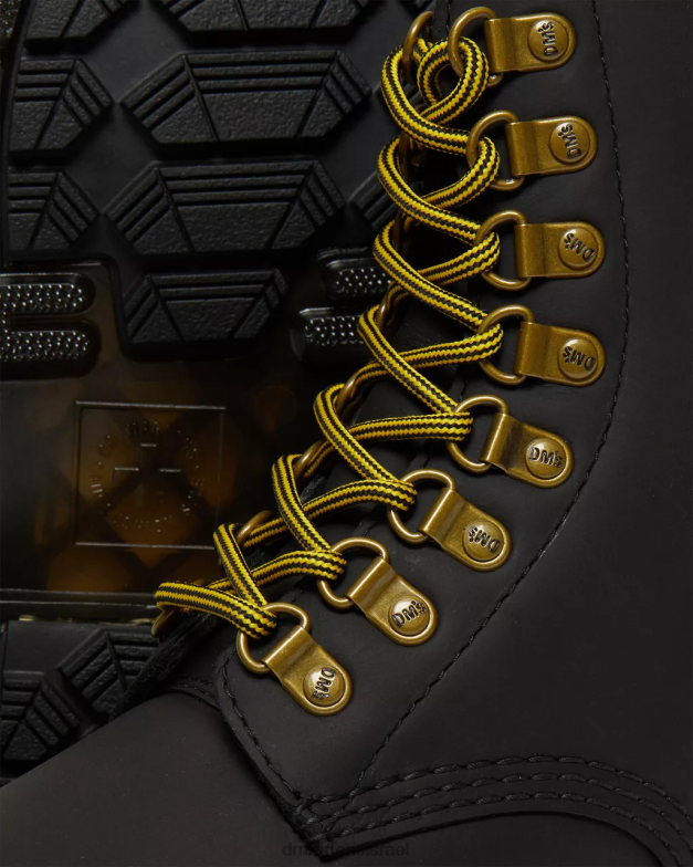 מגפי שרוכים מעור wintergrip 1460 pascal dm Dr. Martens מפלסת שלג שחורה הַנעָלָה N8BB8156